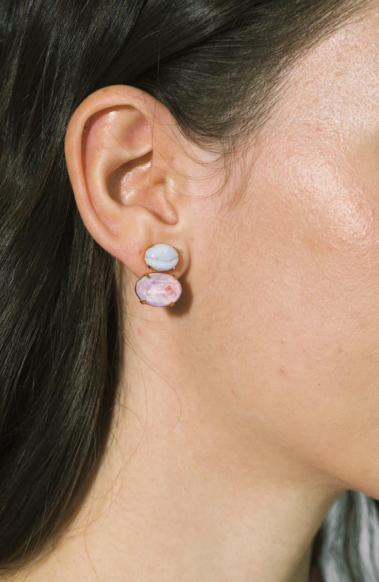 Jennifer Behr Yvette Earrings, Alternate, color, Agate