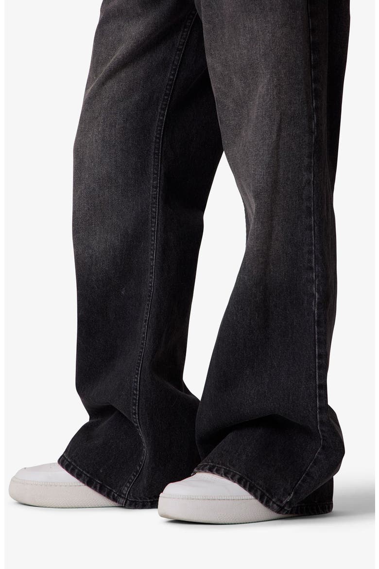 Kick Flare Jeans, Alternate, color, WESTERN BLACK