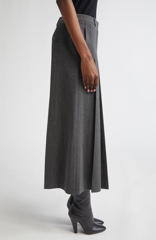 Michael Kors Collection Wide Leg Culotte Pants In Gray