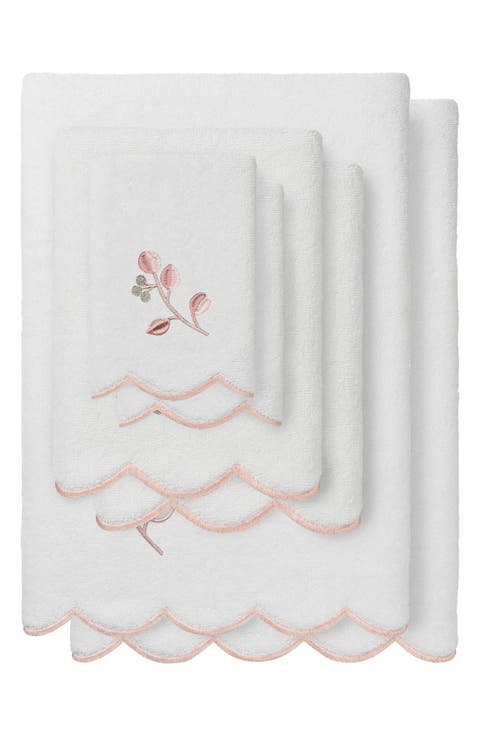 Wild Branch Scallop 6-Piece Assorted Towels Set