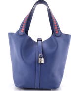 Pre-Owned Hermes Picotin Lock Bag Tressage Epsom MM