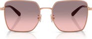 COACH 56mm Gradient Square Sunglasses