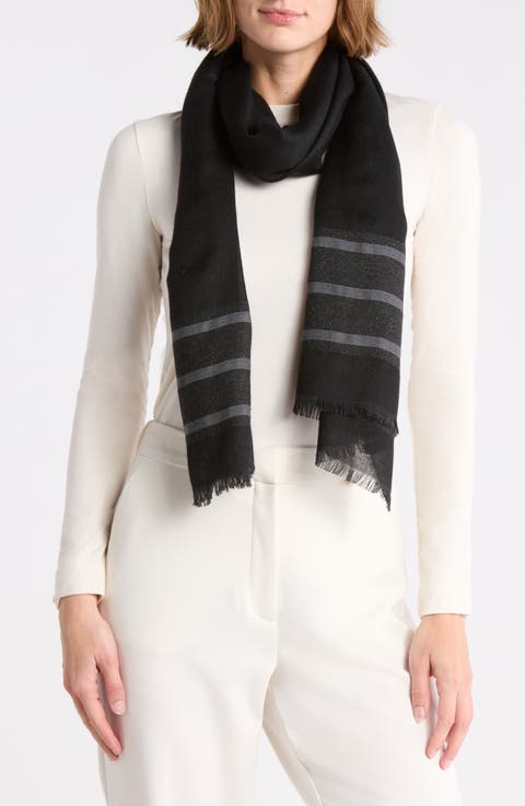 Le Pliage Cuir Cashmere Blend Scarf
