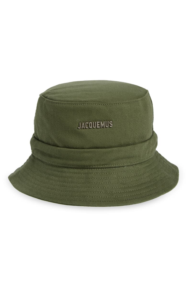 Jacquemus Le Bob Gadjo Cotton Twill Bucket Hat, Main, color, 