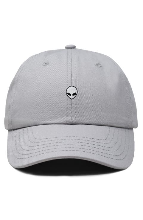 Mens Lil Alien Cotton Dad Cap