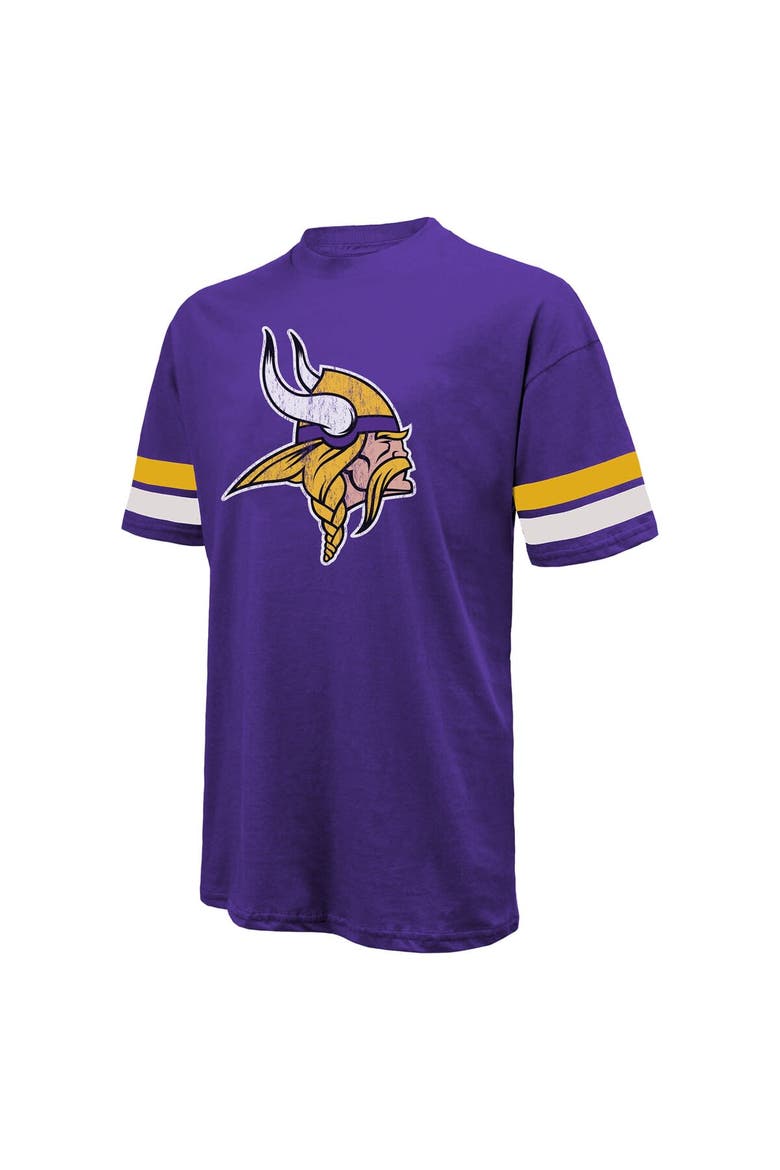Men's Majestic Threads Justin Jefferson Purple Minnesota Vikings Name & Number Oversize Fit T-Shirt, Alternate, color, Purple