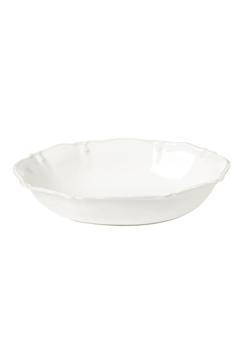'Berry and Thread' Oval Serving Bowl, Main, color, WHITEWASH