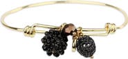 SAACHI Beaded Charm Bangle Bracelet