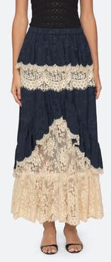 Sea Shay Lace Midi Skirt