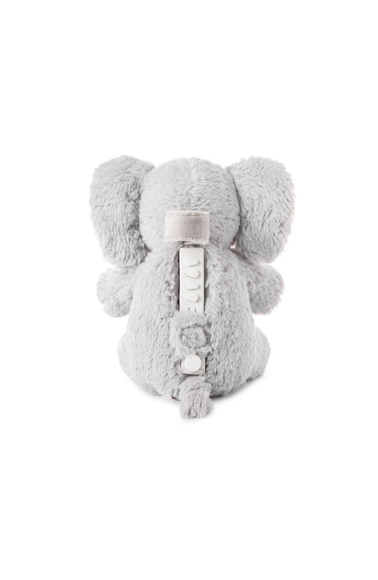 Cloud B Eli the Elephant On The Go - Plush Toy & Baby Sleep Sound Soother, Alternate, color, Grey