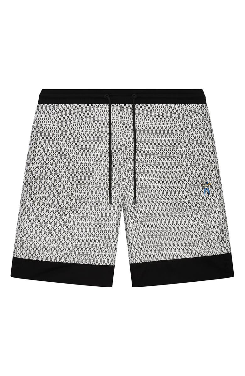 Eastside Golf Cabana Shorts, Main, color, White/ Black
