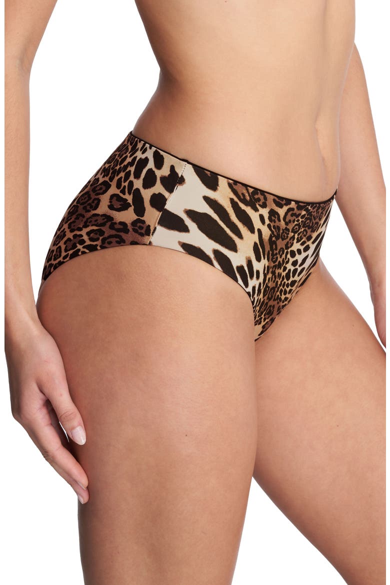 Reversible Bikini Bottoms, Alternate, color, LUXE LEOPARD / BLACK