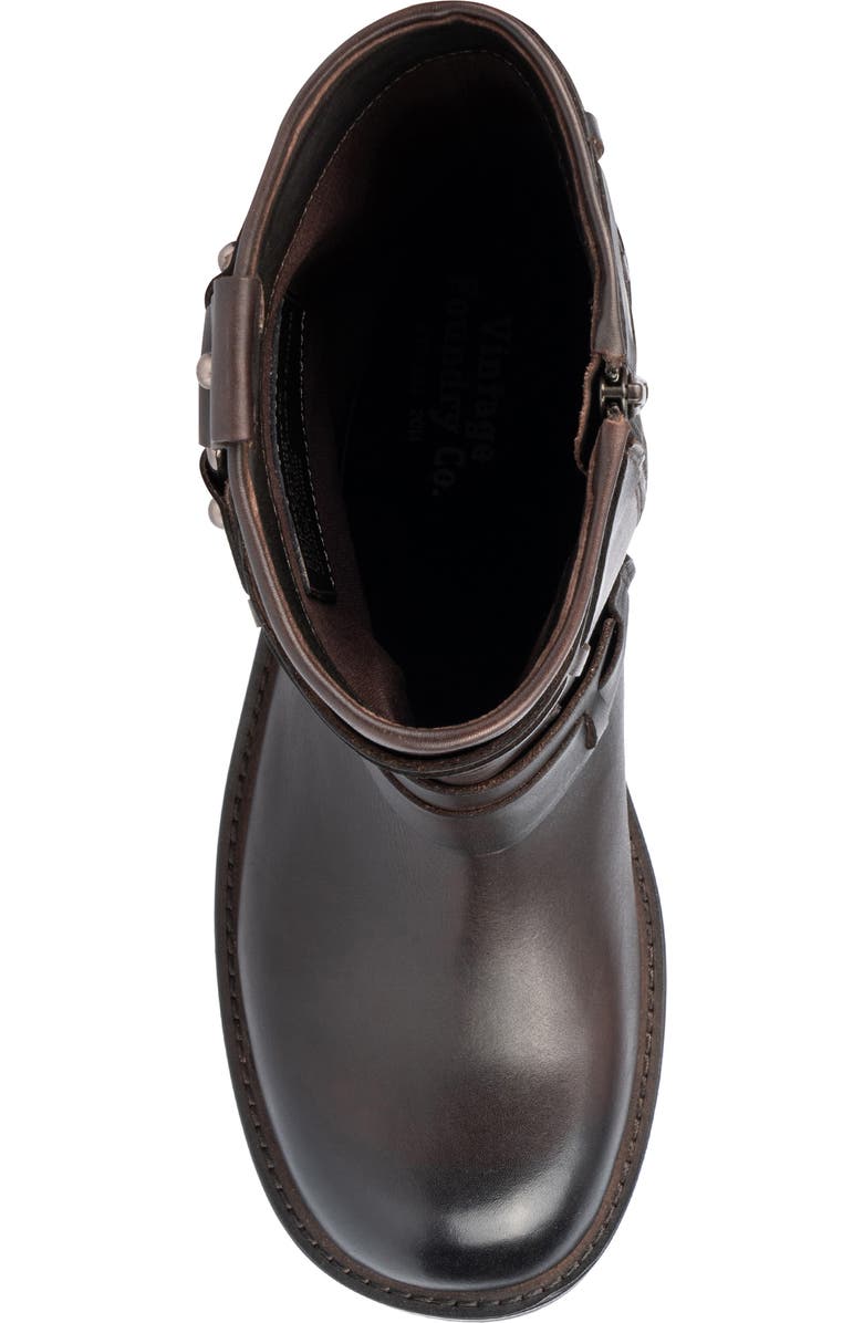 VINTAGE FOUNDRY Augusta Harness Strap Boot, Alternate, color, Chocolate