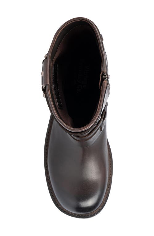 Vintage Foundry Augusta Harness Strap Boot In Chocolate