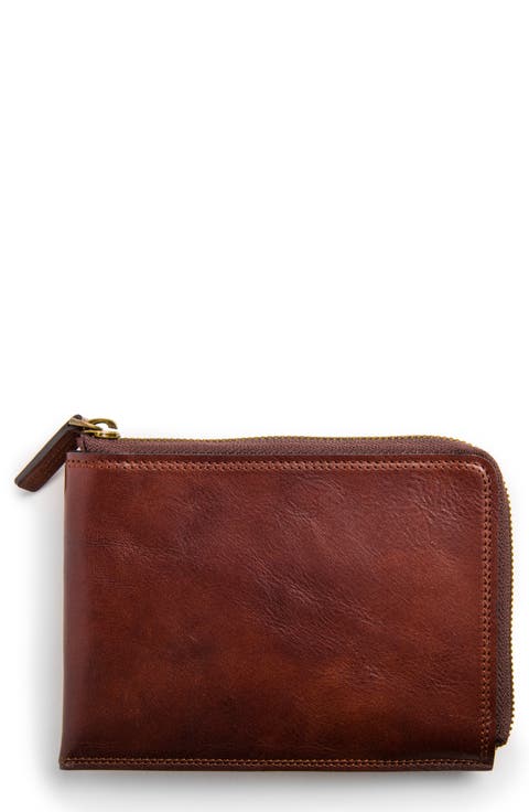 Leather Zip Wallet