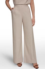 Donna Karan New York High Waist Wide Leg Pants