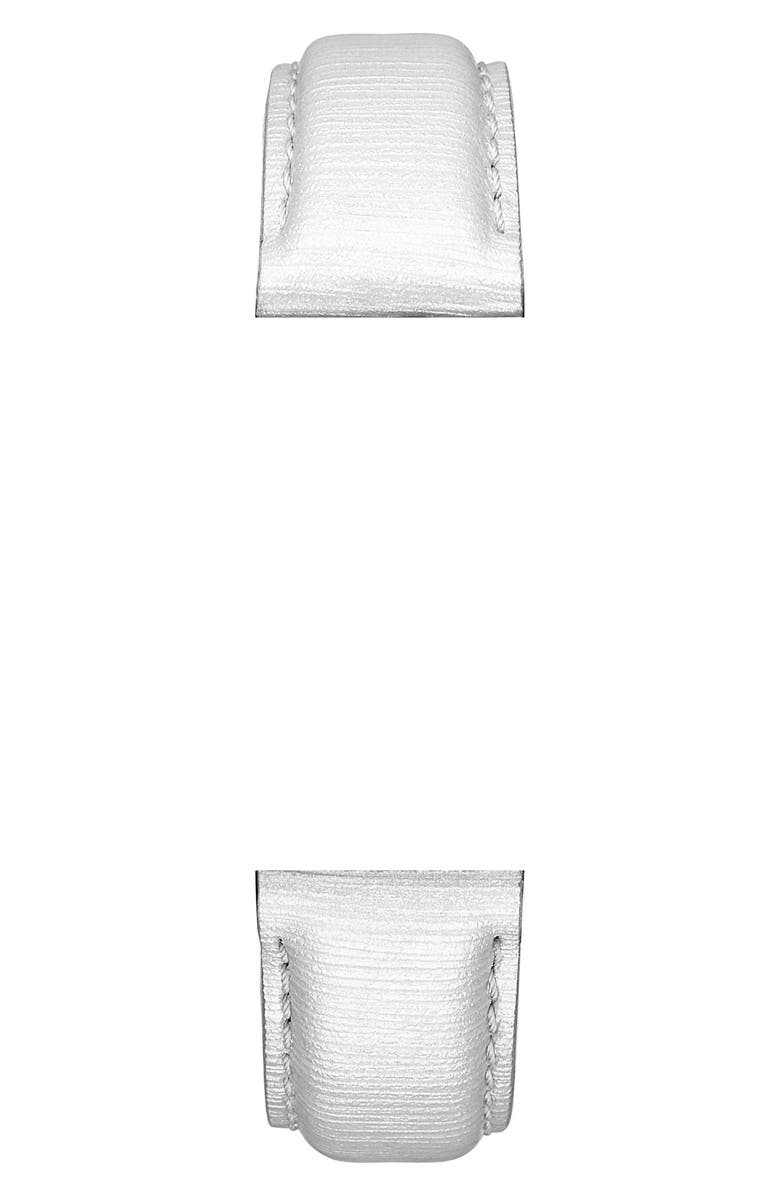 MICHELE 16mm Leather Watch Strap, Alternate, color, 