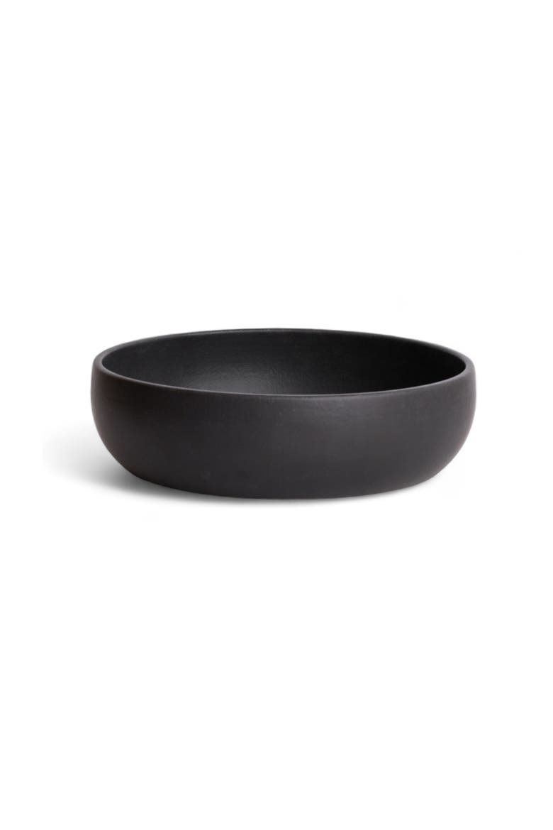 Shallow Serving Bowl, Main, color, Matte Black