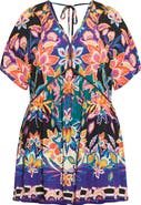 City Chic Island Breeze Short Caftan Swim Cover-Up