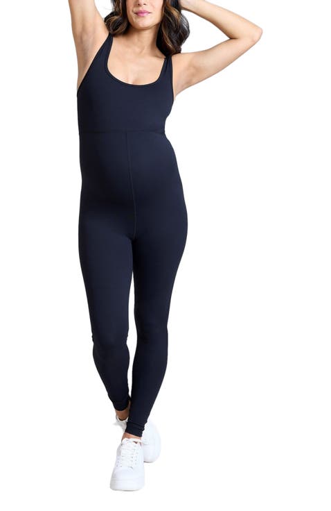 Sleeveless Active Maternity Unitard
