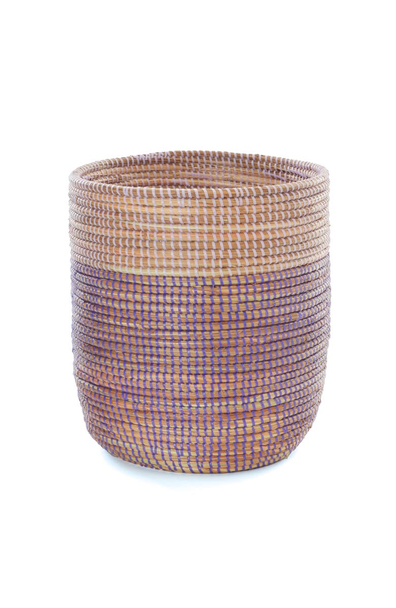 African Modern Bath Bin Basket, Main, color, Lavender & Purple