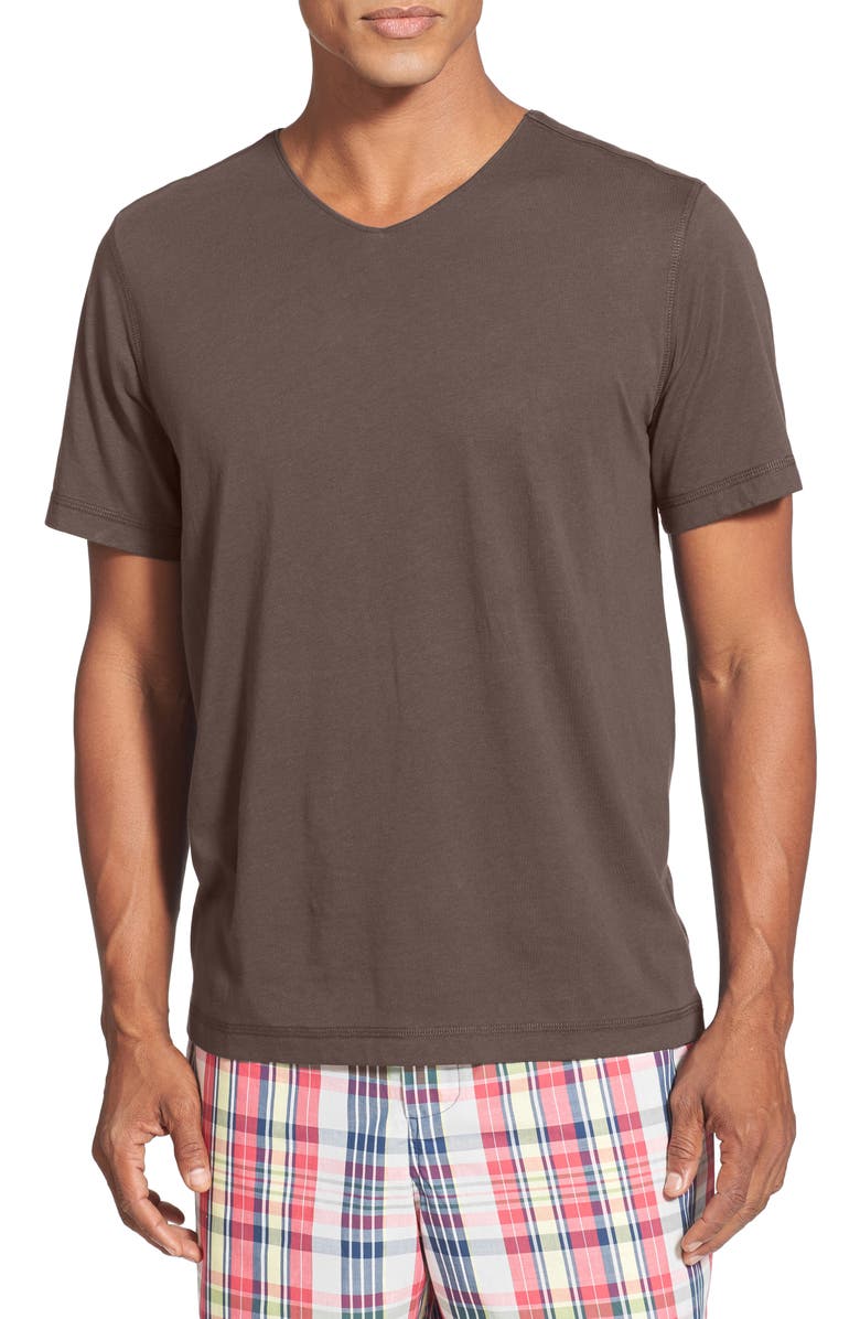 Daniel Buchler V-Neck Peruvian Pima Cotton T-Shirt, Main, color, 