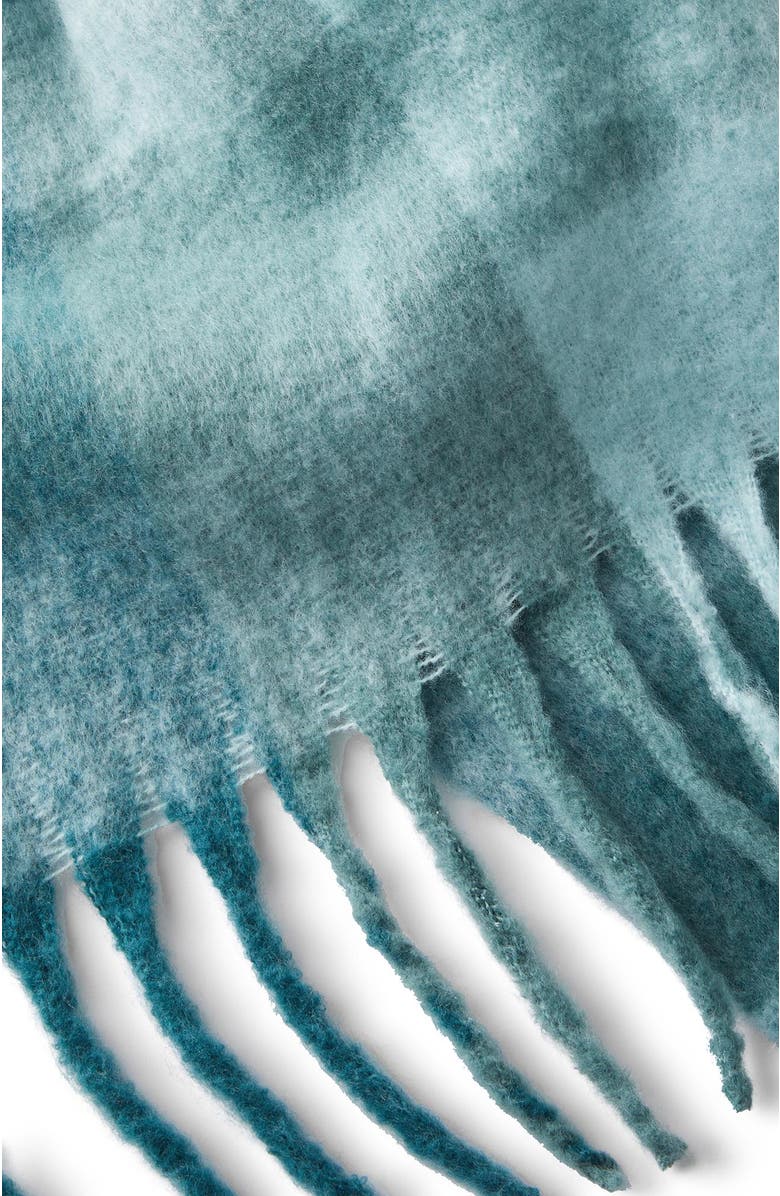 Cotton On Wide Scarf, Alternate, color, Pineneedle Blue Multi Check