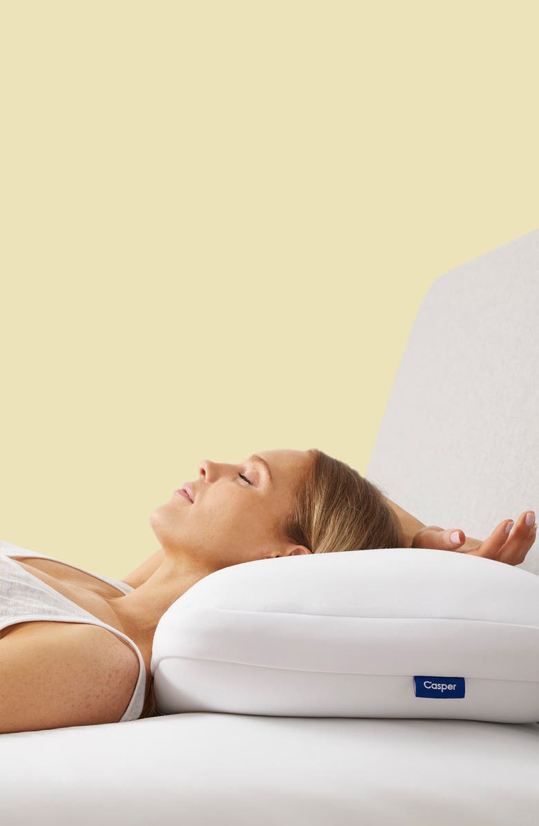 Casper Hybrid Pillow, Alternate, color, White