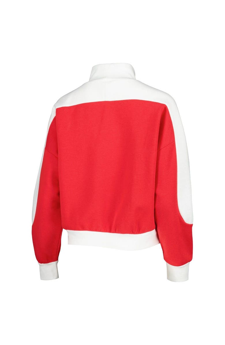 GAMEDAY COUTURE Women's Gameday Couture Red Ohio State Buckeyes Make it a Mock Sporty Pullover Sweatshirt, Alternate, color, 