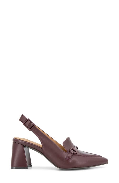 Gentle Souls Dawson Slingback Pump In Burgundy