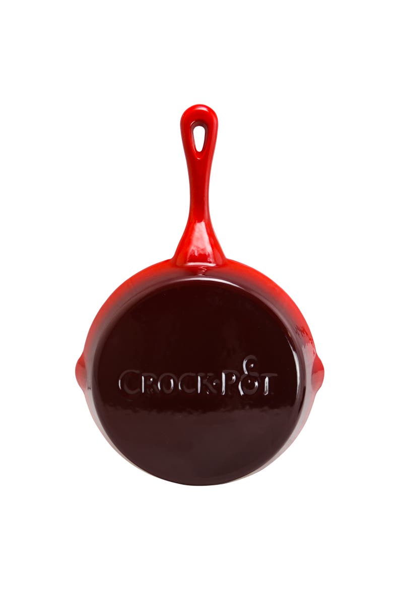 Artisan 8 in. Round Enameled Cast Iron Skillet, Alternate, color, Scarlet Red