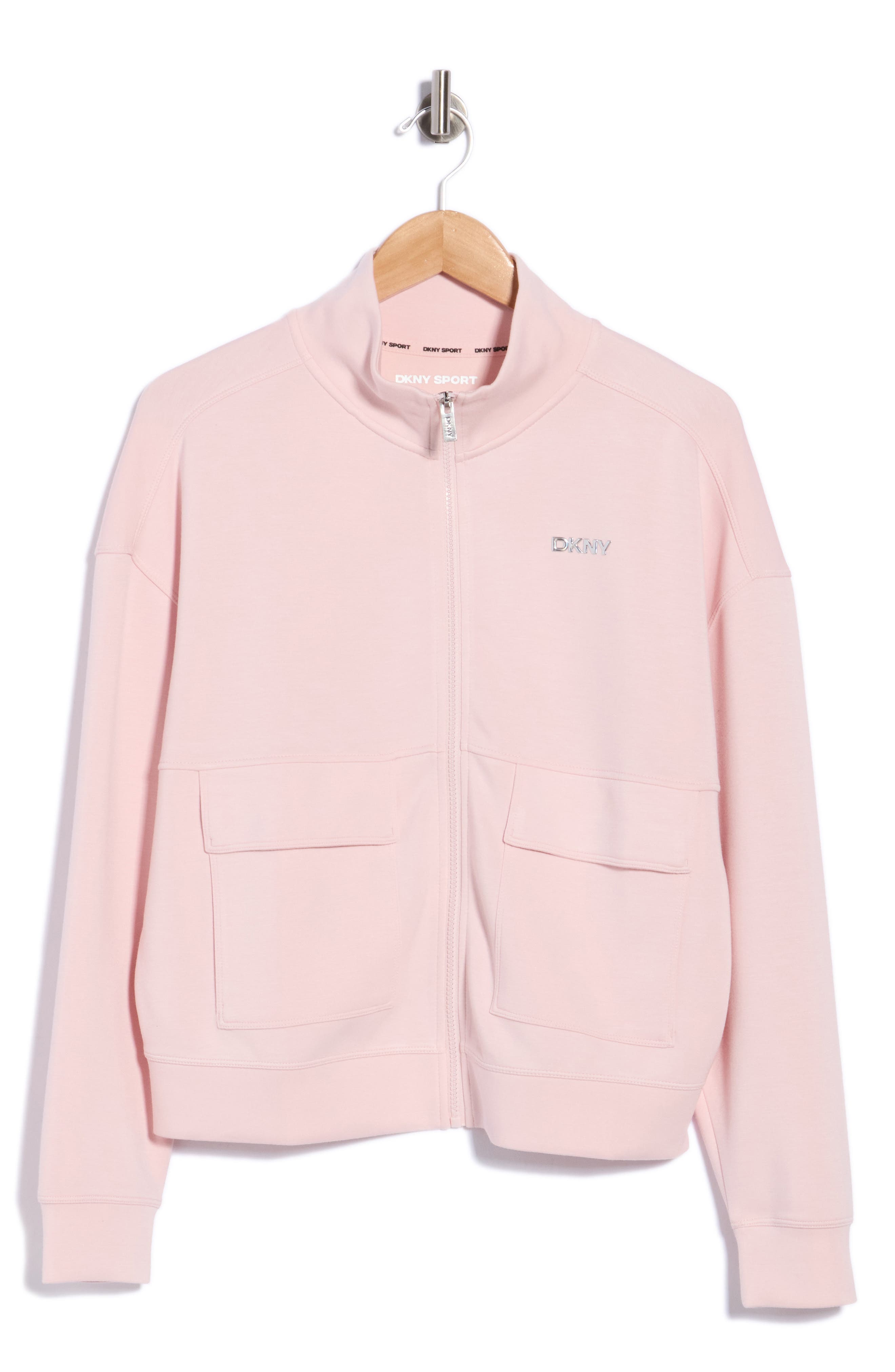 Cargo Pocket Mock Neck Jacket
