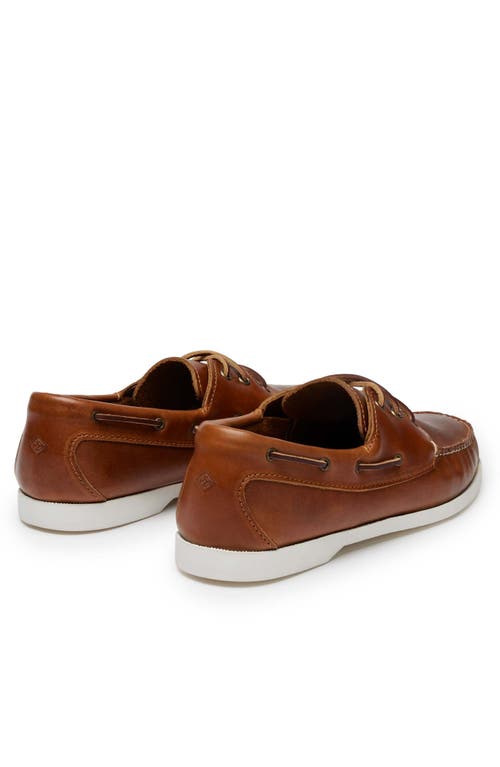 Quoddy Head Boat Shoe In Brown