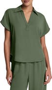 SPANX® Oversize Short Sleeve Collared Shirt