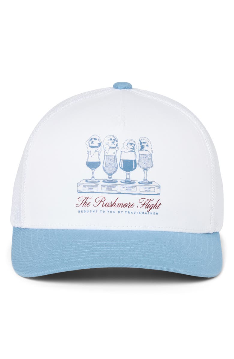 TravisMathew Stars Stripes Sips Snapback Baseball Cap, Alternate, color,