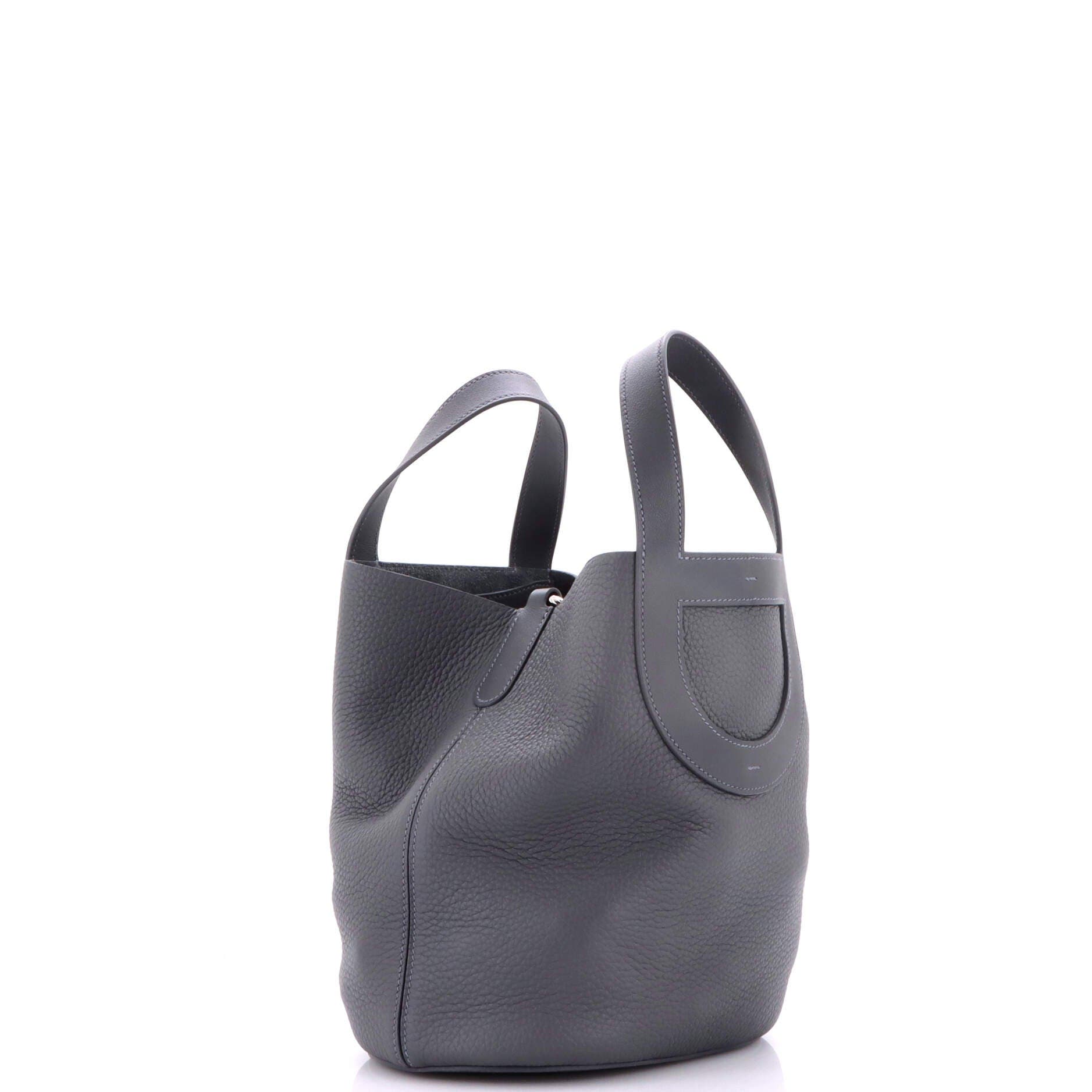 Pre-Owned Hermes In-The-Loop Bag Clemence with Swift 23, Alternate, color, Gris Misty