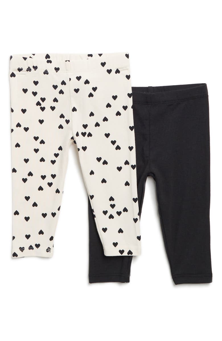 Splendid 2-Pack Assorted Leggings, Main, color, Black Hearts/Black 2026