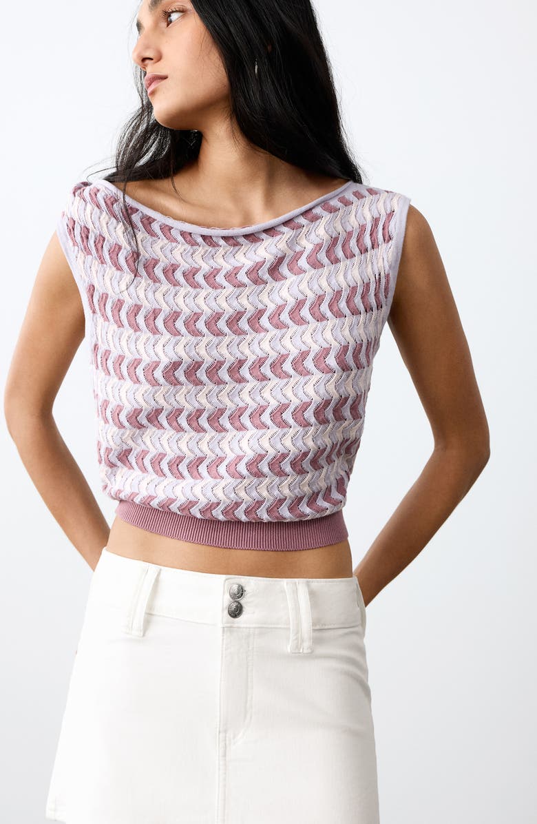 MANGO TEEN Denim Miniskirt, Alternate, color, Off White