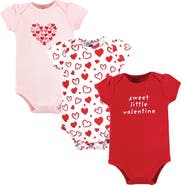 Hudson Baby Triple Pack of Soft Cotton Bodysuits