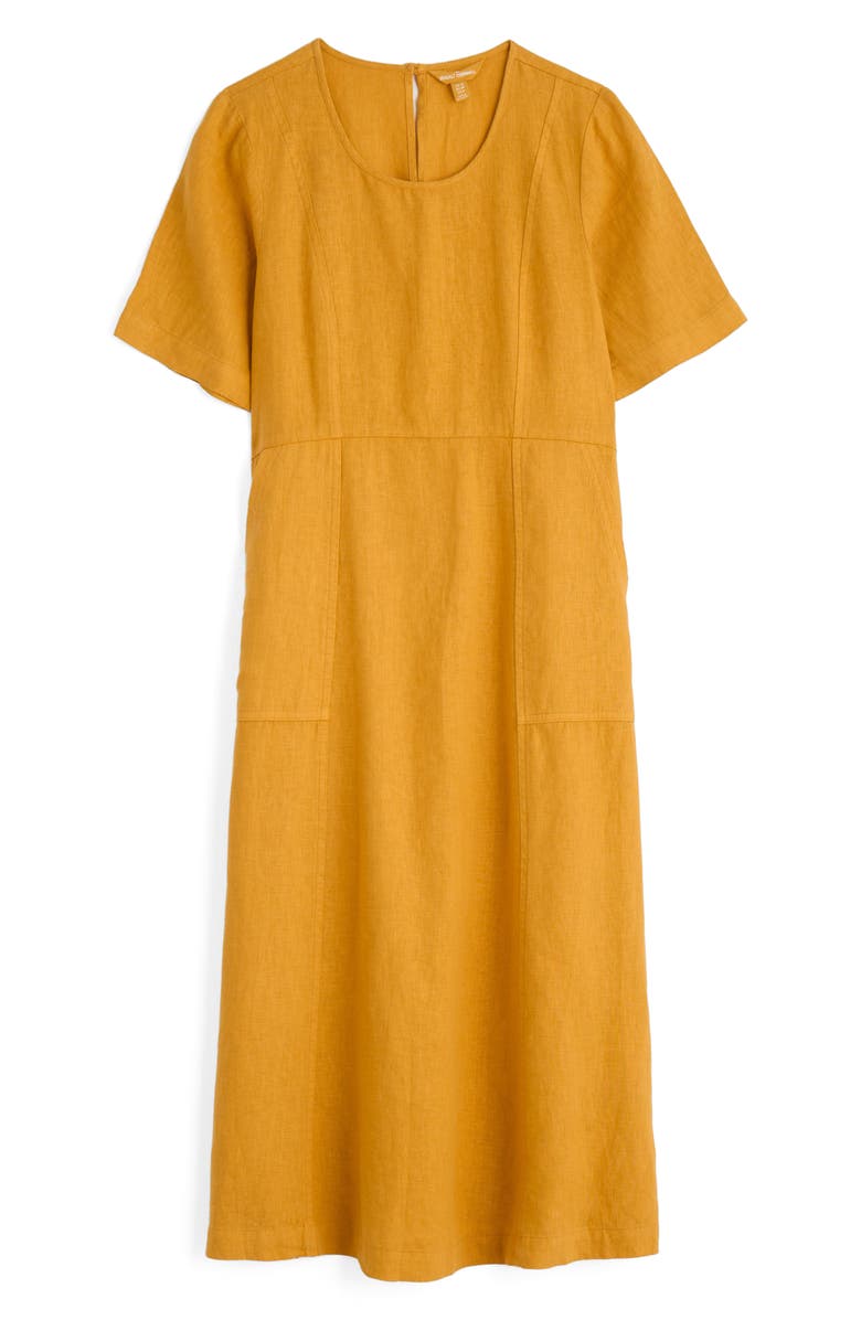 Seasalt Cornwall Grass Wave Linen Midi Dress, Alternate, color,