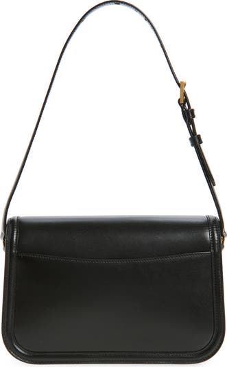 Small Solferino Leather Shoulder Bag