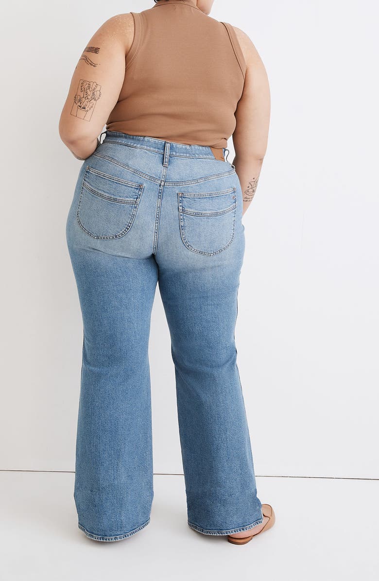 Madewell 11" High Rise Flare Jeans, Alternate, color, 