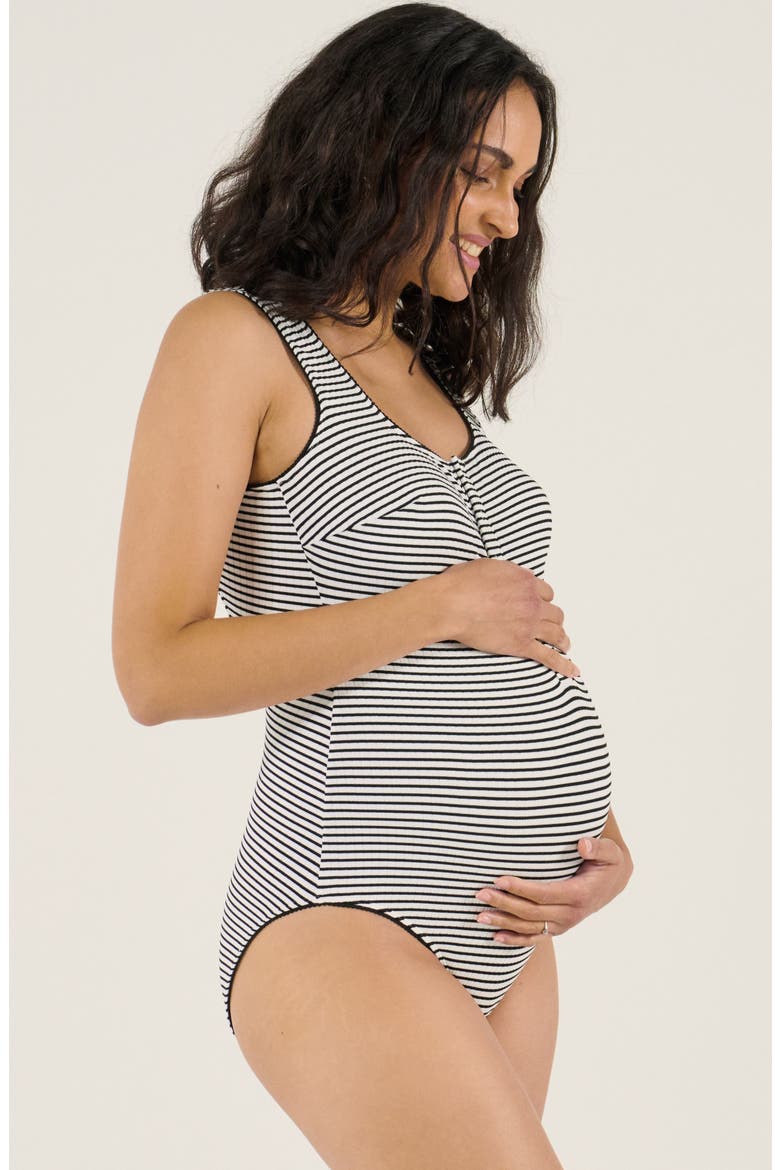 Maternity swimsuit Dinard, Alternate, color, White