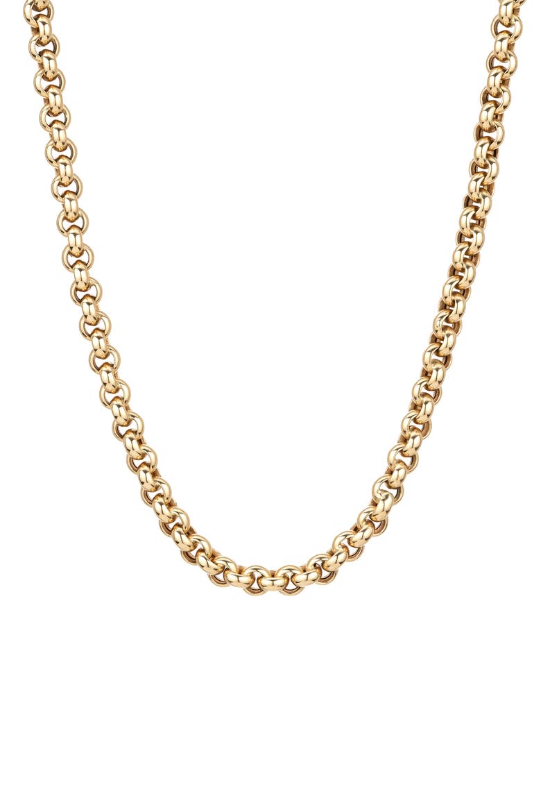 Chunky Rolo Chain Necklace, Main, color, 14K YELLOW GOLD