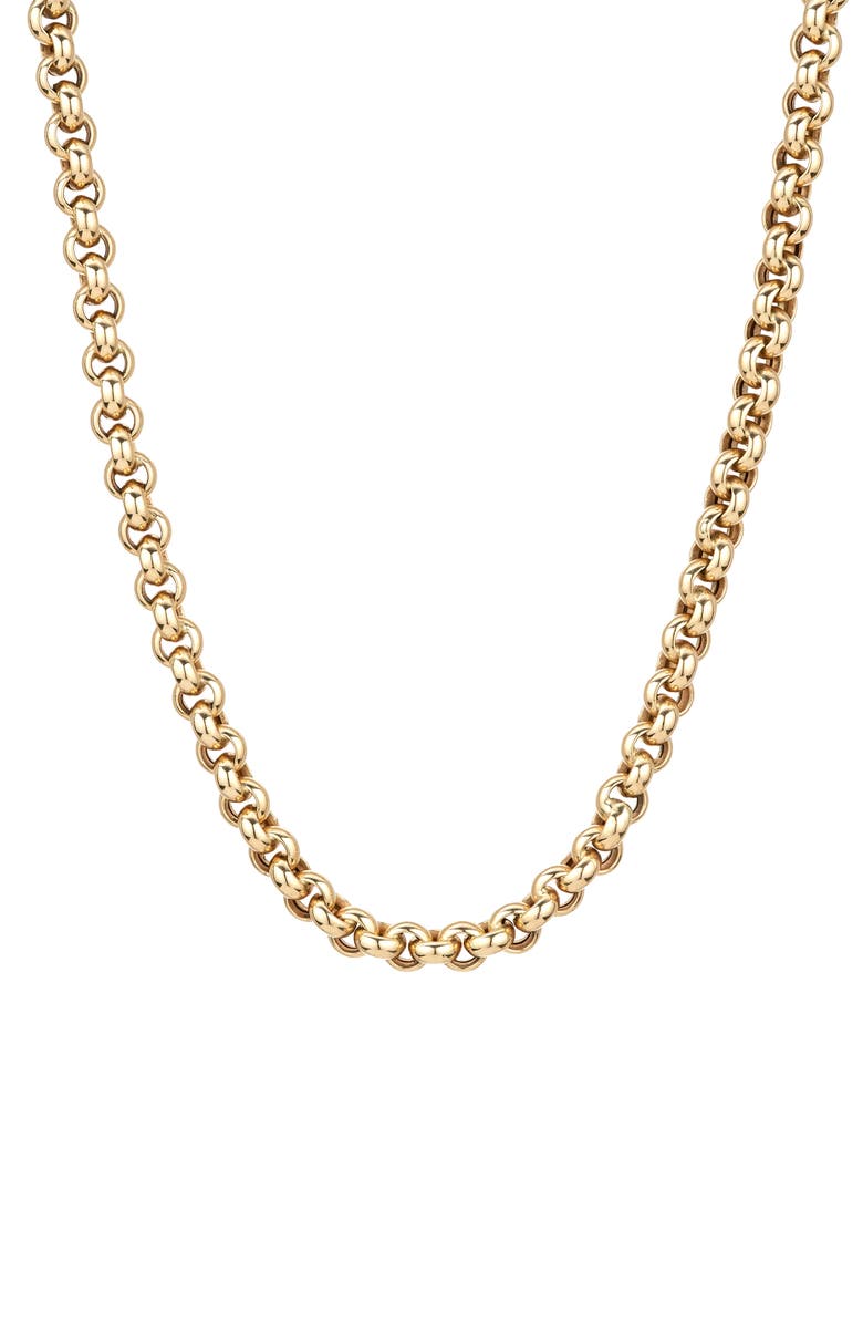 Adina Reyter Chunky Rolo Chain Necklace, Main, color, 14K Yellow Gold
