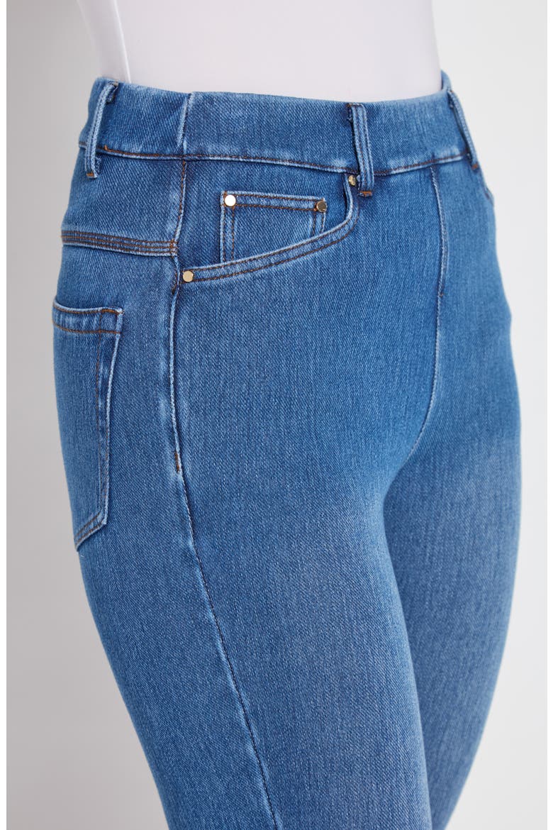 Granada High Waist Capri Jeans, Alternate, color, MID WASH