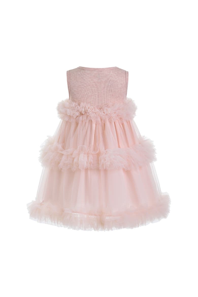 Norelia Ruffle Tulle Dress, Alternate, color, Pink