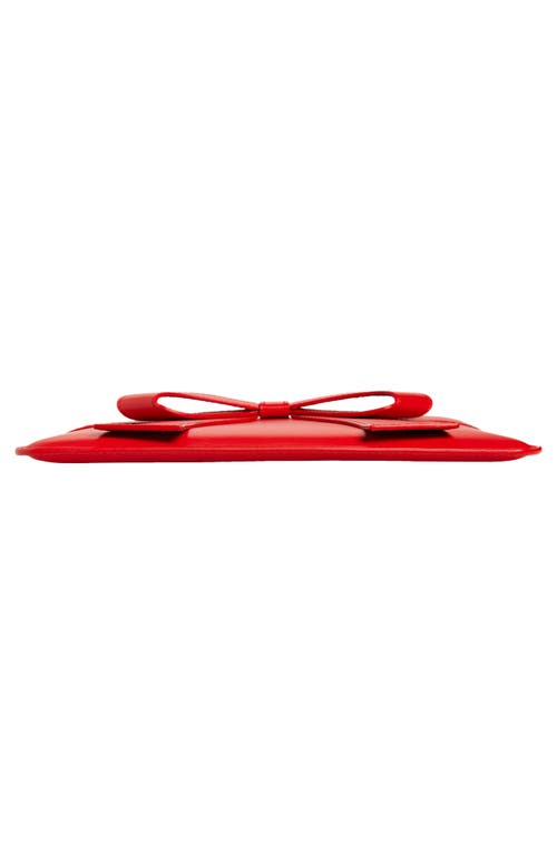 COMME DES GARÇONS COMME DES GARÇONS WALLETS BIG BOW LEATHER ZIP POUCH