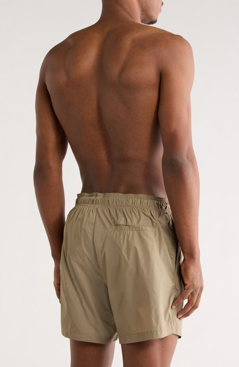 BOSS Paol Swim Trunks, Alternate, color, Medium Brown