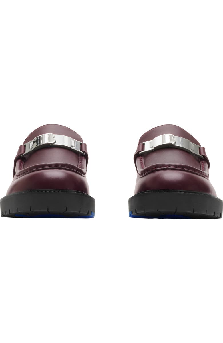 Burberry Leather Raft Loafers, Alternate, color,